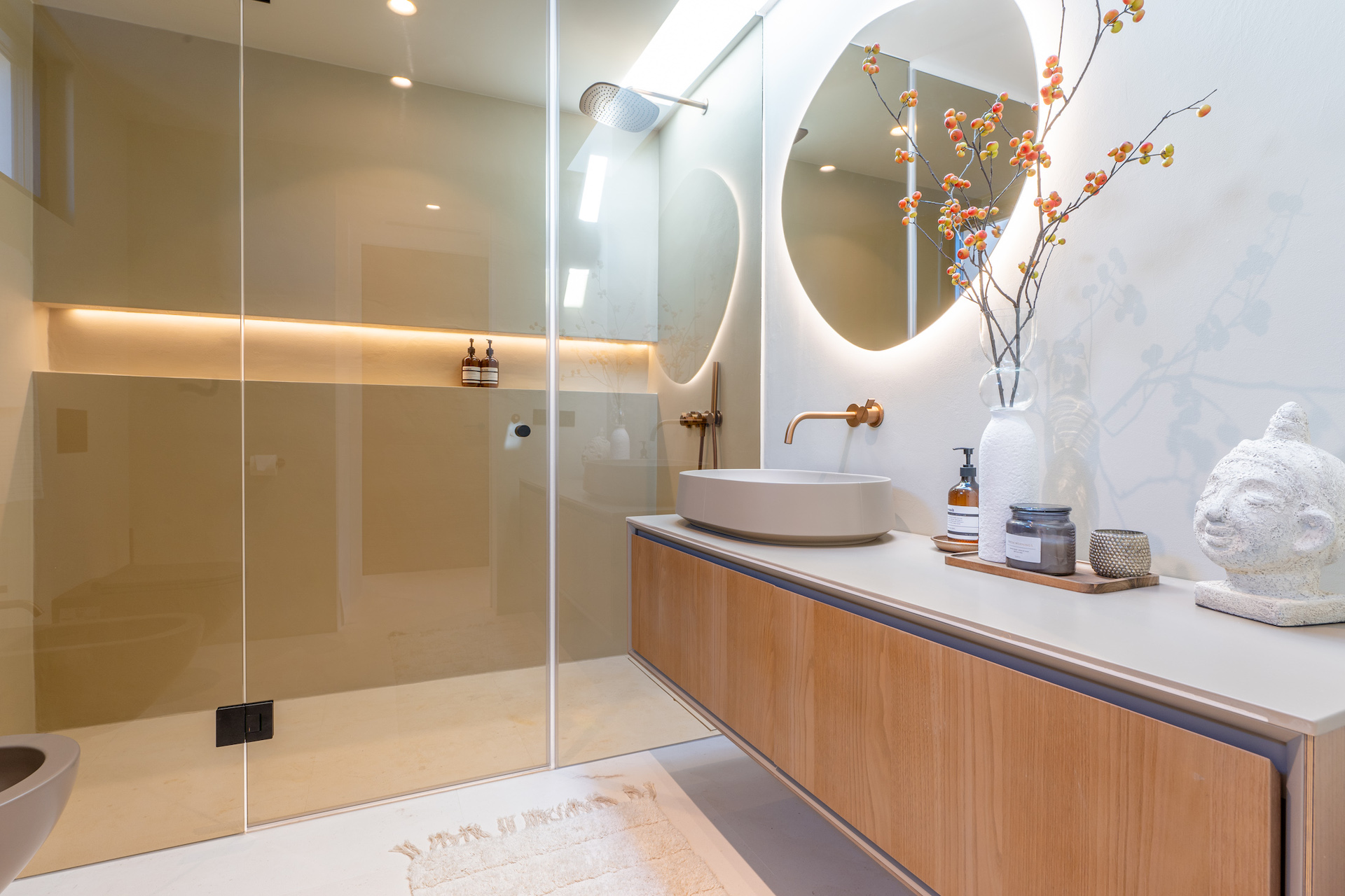 Resa Estates Ibiza te koop for sale finca modern bathroom walk in shower.jpg
